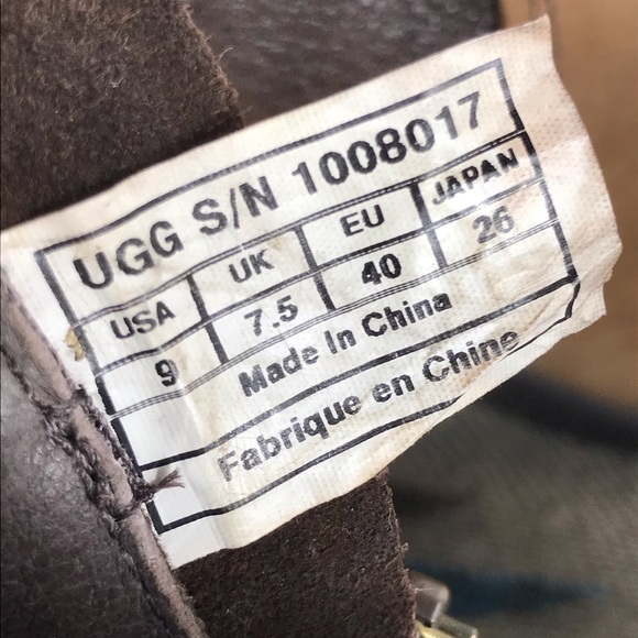 🍀🌸 UGG Emalie Brown leather Booties🌸🍀 - Picture 4 of 11